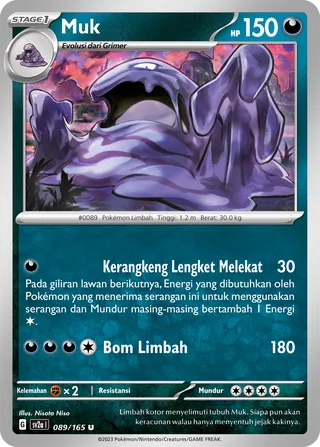 Muk (Pokémon Card 151 089/165)