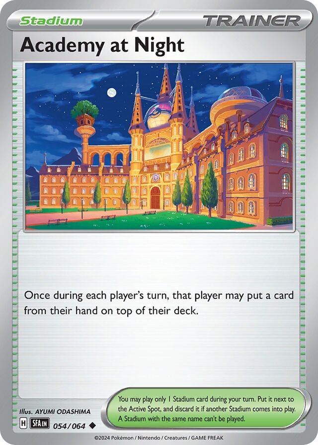 Academy at Night Shrouded Fable 054/064 Uncommon