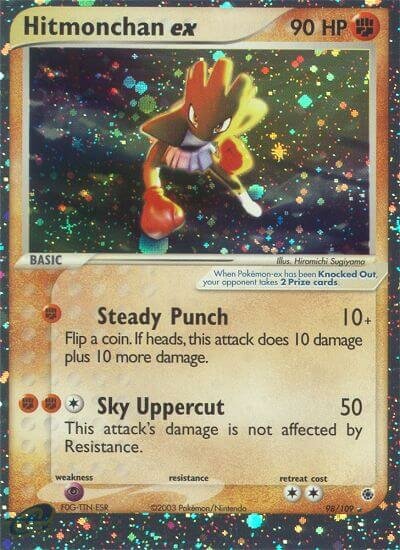 98/109 Hitmonchan ex RS Rare Holo ex
