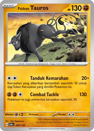 Paldean Tauros (ex Compact Deck 085/163)