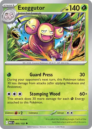 005/132 Exeggutor MEG Uncommon