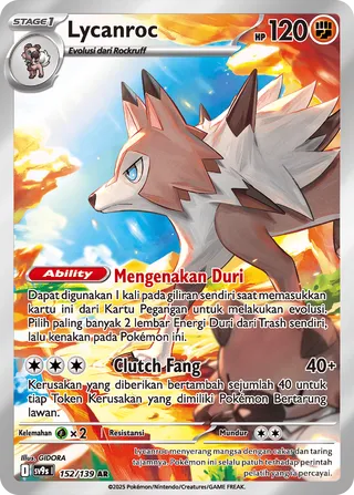 Lycanroc (Bonds of Destiny 152/139)