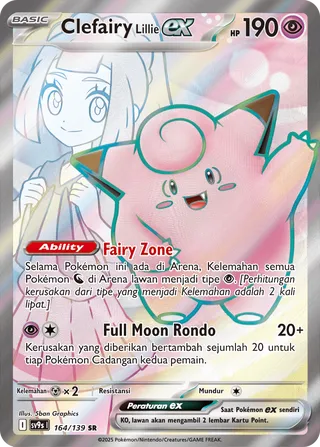 Lillie's Clefairy ex (Bonds of Destiny 164/139)