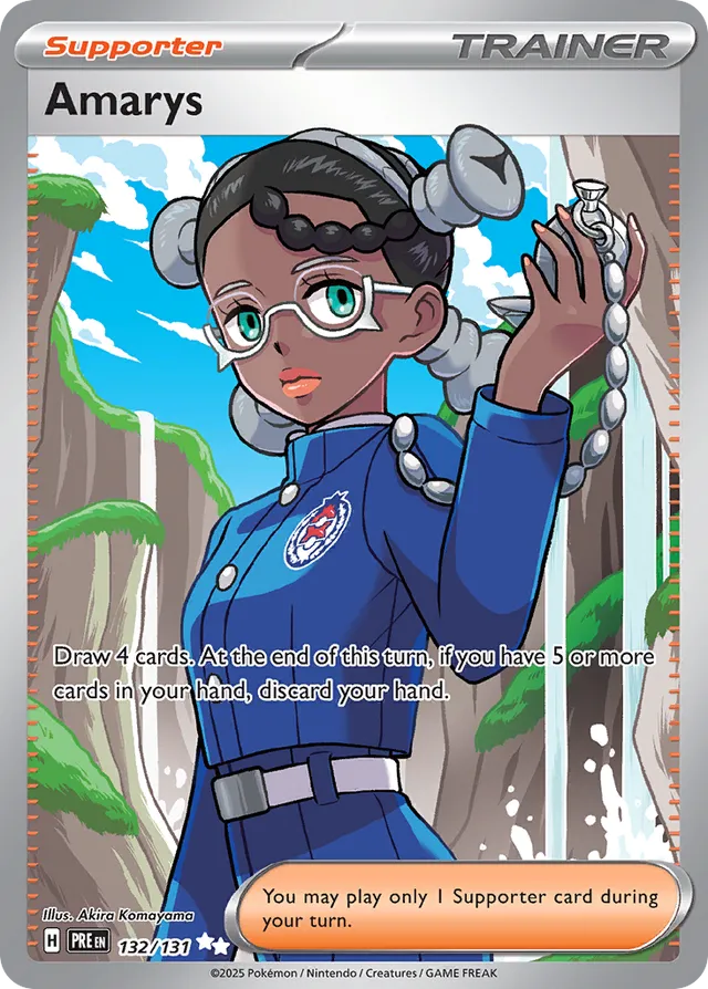 Amarys Prismatic Evolutions 132/131 Ultra Rare