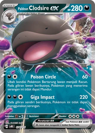 Paldean Clodsire ex (Generations Starter Decks 074/175)