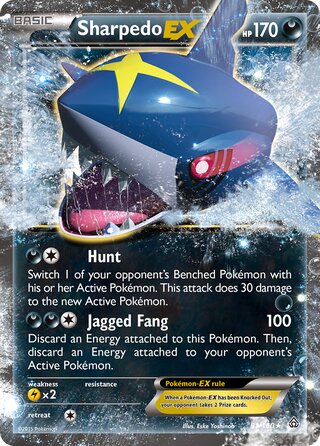 Sharpedo-EX (Primal Clash 91/160)