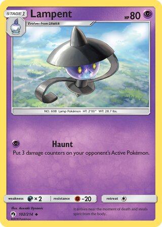 Lampent (Lost Thunder 102/214)