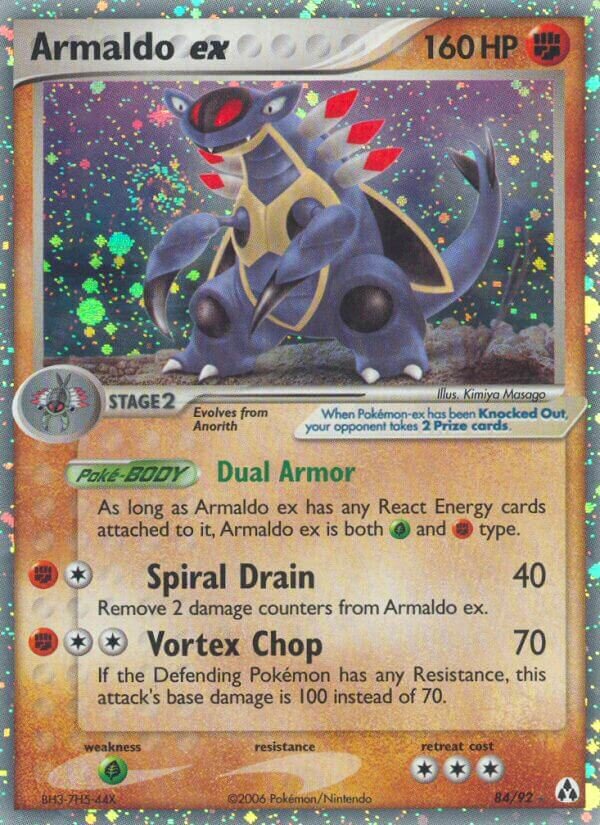 Armaldo ex Legend Maker 84/92 Rare Holo ex