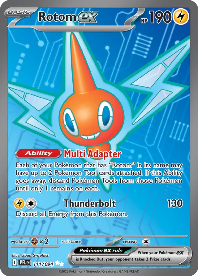 111/094 Rotom ex PFL Ultra Rare