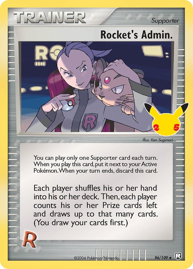 Rocket's Admin. [EX Team Rocket Returns] Celebrations Classic Collection 86/109 Rare Classic