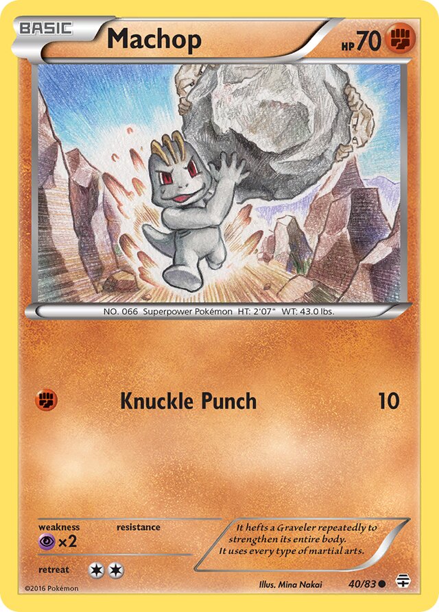 Machop Generations 40/83 Common