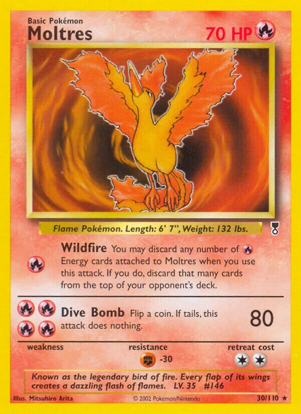 30/110 Moltres LC Rare