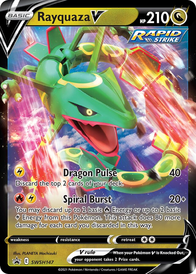 SWSH147 RayquazaV SSP PROMO