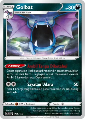 Golbat (Challenge V Starter Deck 085/156)
