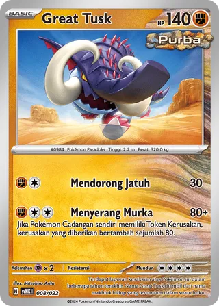 Great Tusk (Ancient Koraidon ex Starter Deck 008/022)