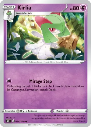 Kirlia (Silver Lance 034/070)