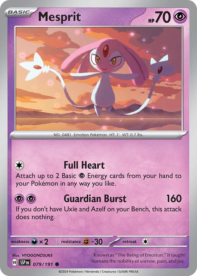 Mesprit Surging Sparks 079/191 Common