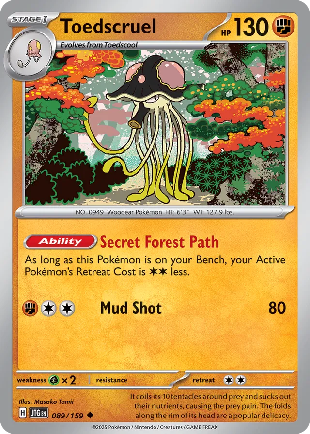 Toedscruel Journey Together 089/159 Uncommon