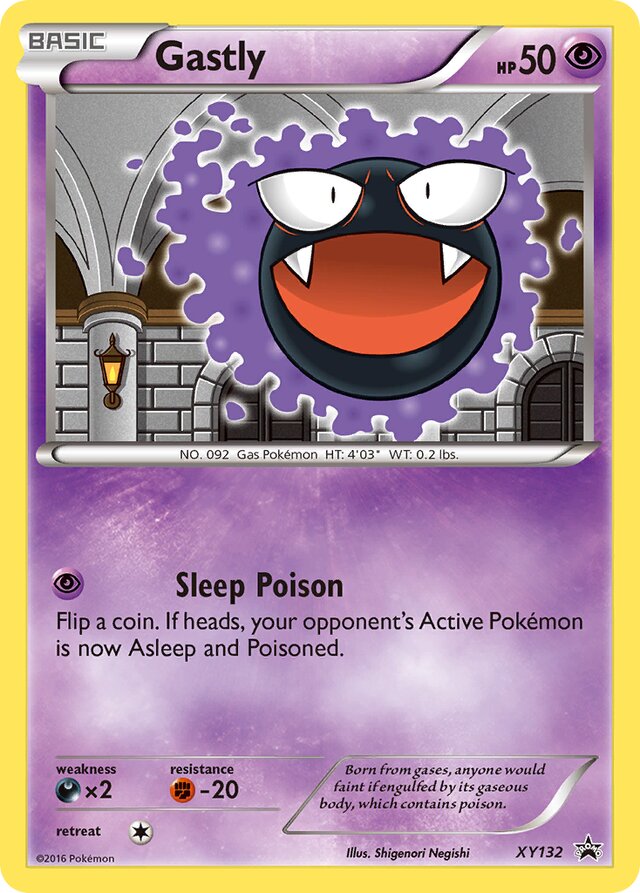 Gastly XY Black Star Promos XY132 PROMO