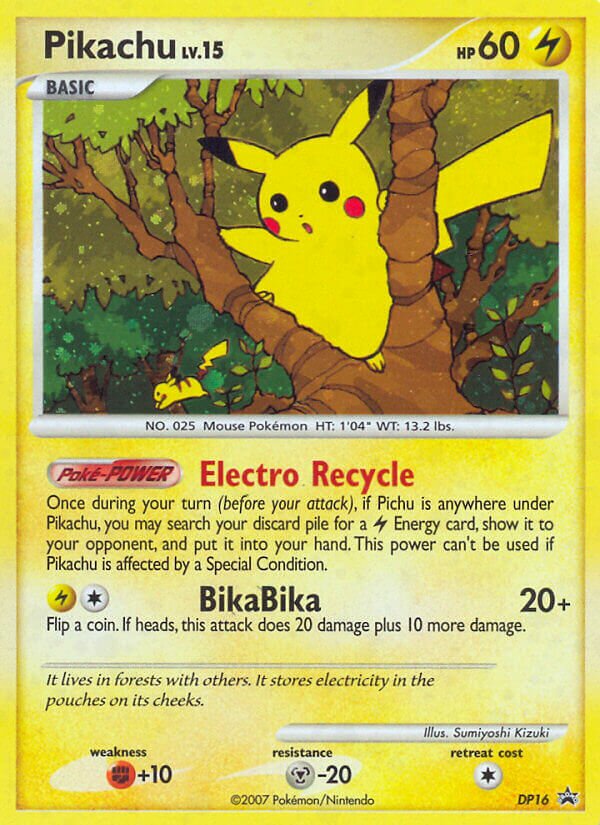 Pikachu DP Black Star Promos DP16 PROMO
