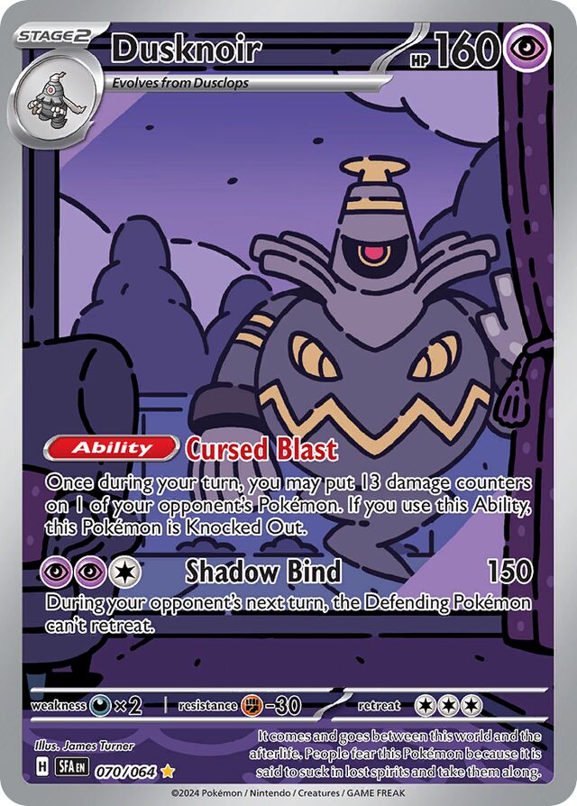 Dusknoir Shrouded Fable 070/064 Illustration Rare
