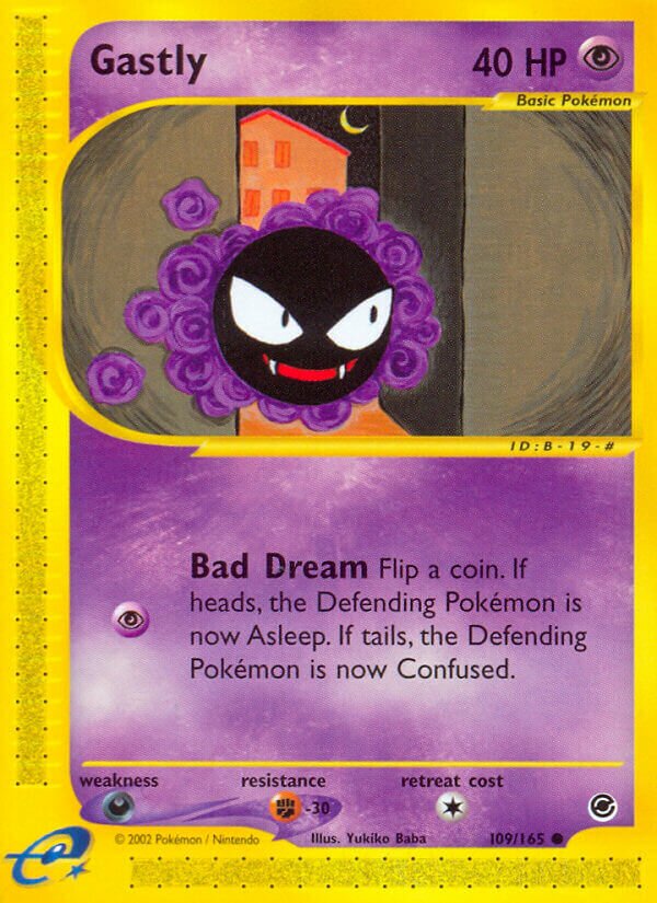 109/165 Gastly EX Common