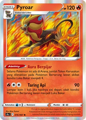 Pyroar (Battle Region 016/067)