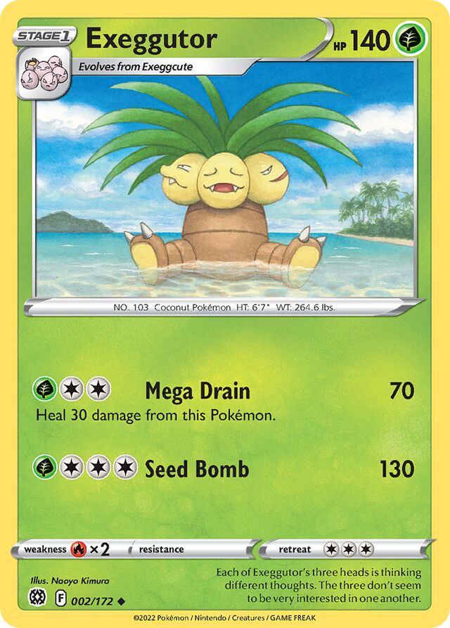 002/172 Exeggutor BRS Uncommon