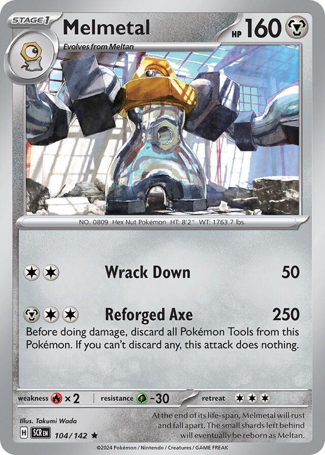 Melmetal Stellar Crown 104/142 Rare