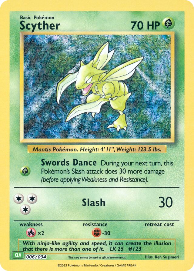 Scyther Venusaur & Lugia ex Deck 006/034