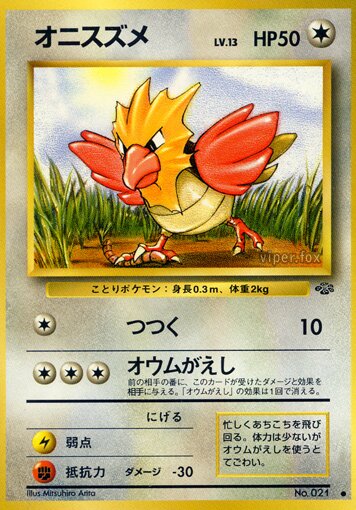 Spearowオニスズメ Pokémon Jungle ポケモンジャングル