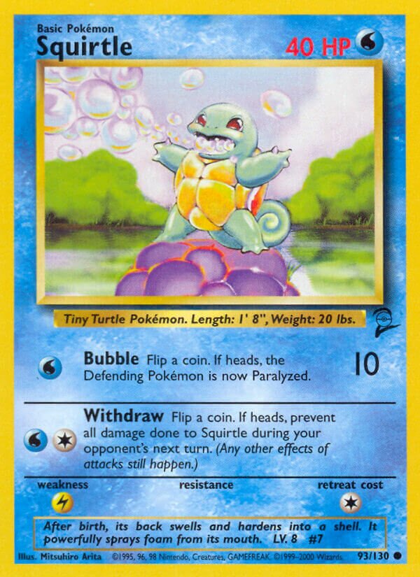 Squirtle Base 2 93/130 Common