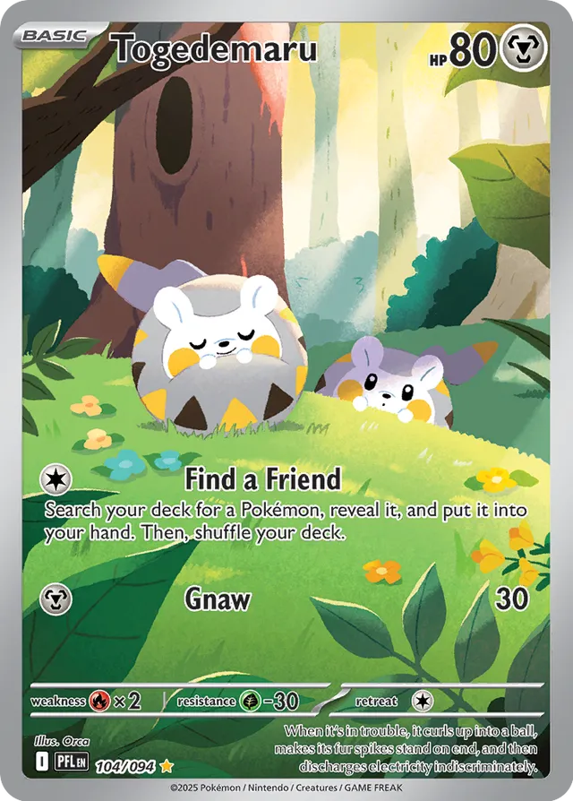 104/094 Togedemaru PFL Illustration Rare