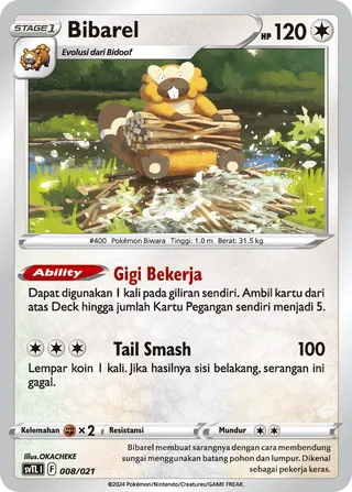 Bibarel (Terastal Charizard ex Tactics Deck 008/021)
