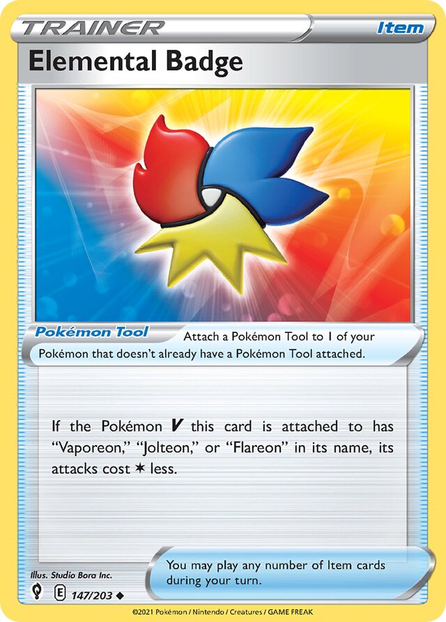 147/203 Elemental Badge EVS Uncommon