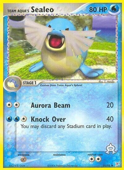 31/95 Team Aqua's Sealeo MA Uncommon