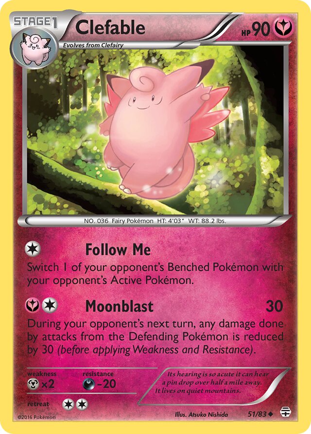 Clefable Generations 51/83 Uncommon