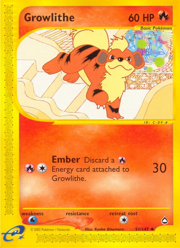 51/147 Growlithe AQ Uncommon