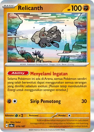 Relicanth (Terastal Festival ex 079/187)