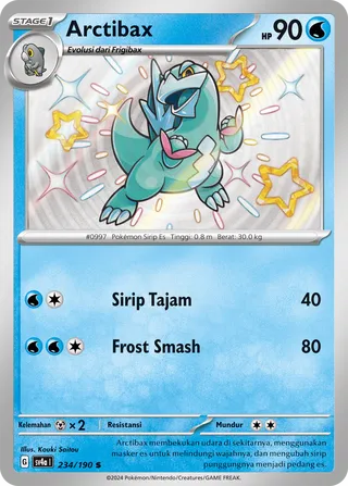 Arctibax (Shiny Treasure ex 234/190)