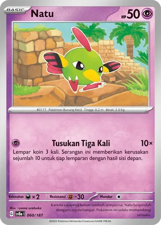 Natu (Terastal Festival ex 060/187)