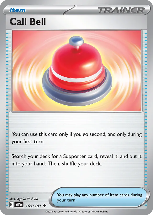Call Bell Surging Sparks 165/191 Uncommon