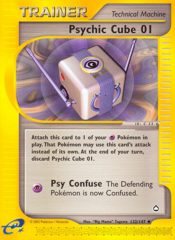 132/147 Psychic Cube 01 AQ Uncommon