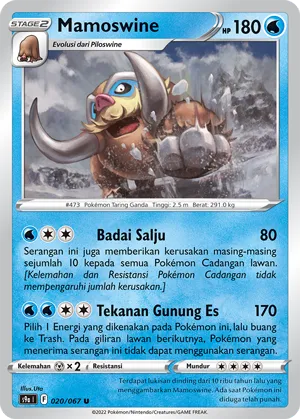 Mamoswine (Battle Region 020/067)
