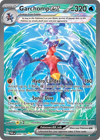 Garchomp ex (Paradox Rift 245/182)