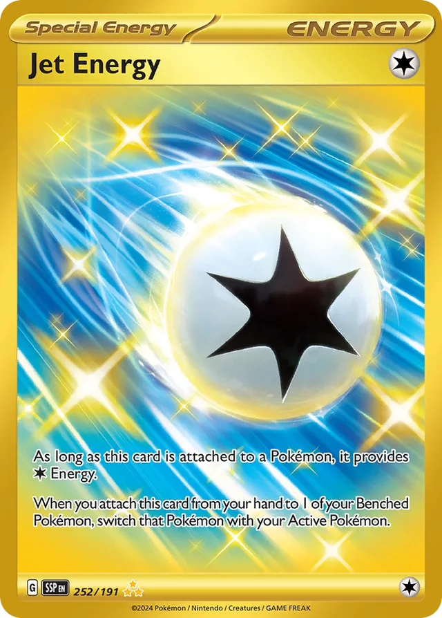 Jet Energy Surging Sparks 252/191 Hyper Rare