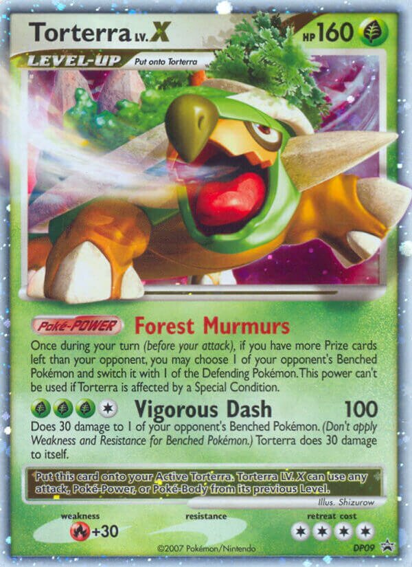 Torterra LV.X DP Black Star Promos DP09 PROMO