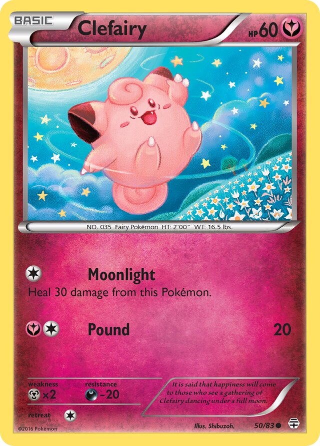 Clefairy Generations 50/83 Common