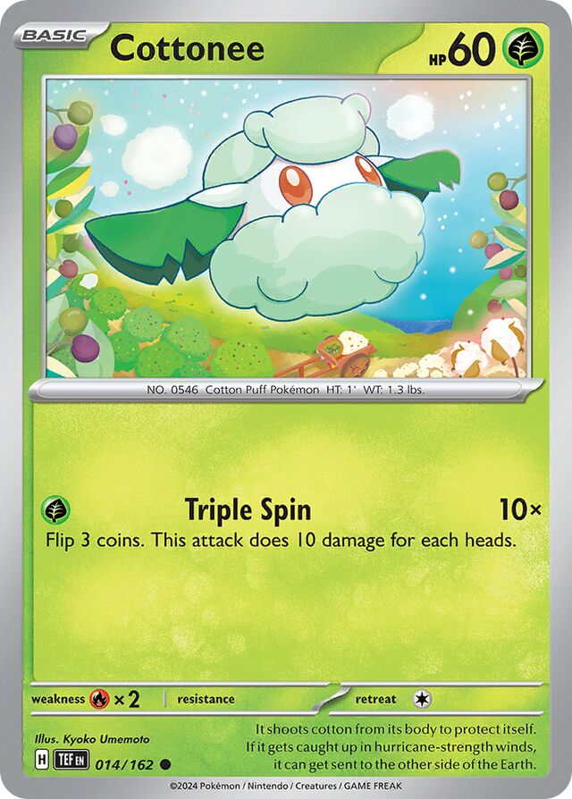 Cottonee Temporal Forces 014/162 Common