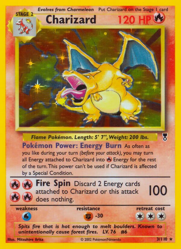 3/110 Charizard LC Rare Holo